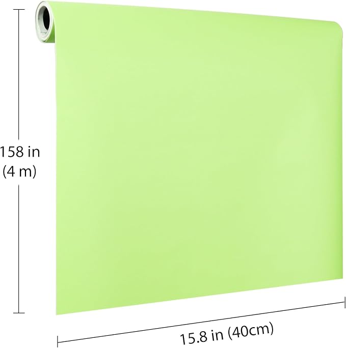 Light Green Peel and Stick Wallpaper, 15.7 X 157 inches Renter Friendly - Image 6