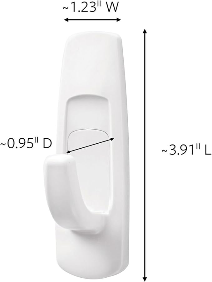 Command 5 lb Large Utility Hooks, 14 Hooks and 16 Strips, Damage-Free Hanging - Image 2