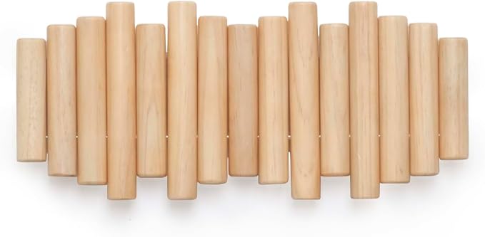 Umbra Picket Wall-Mounted Coat Rack Rail Hook - Image 7