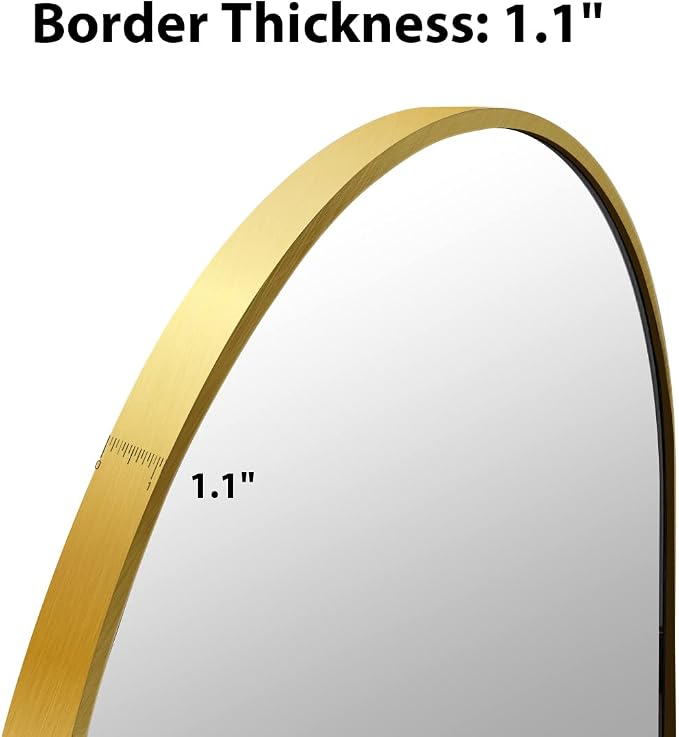 Arched Wall Mirror, Living Room, Hang Vertical or Horizontal - Image 6