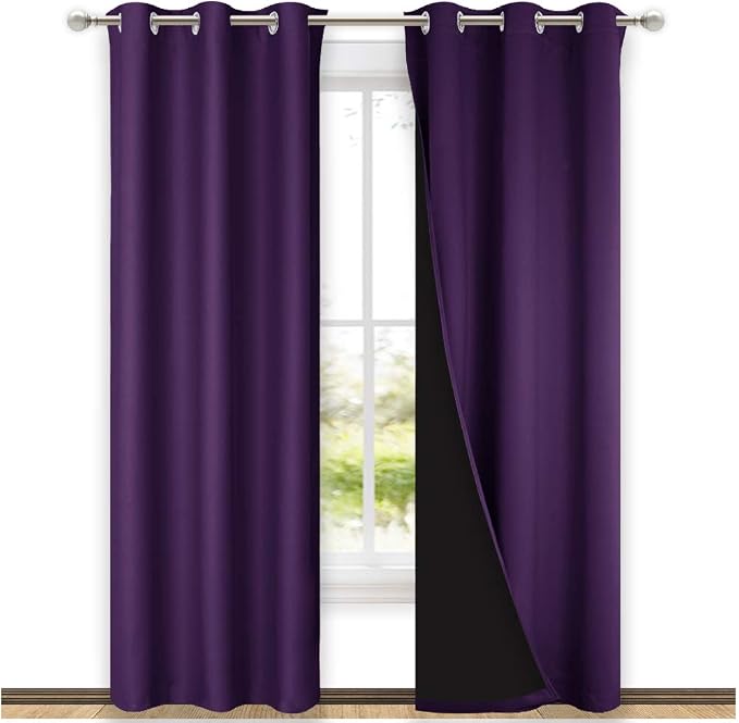 NICETOWN Cold Blocking 100% Blackout Curtains by NICETOWN