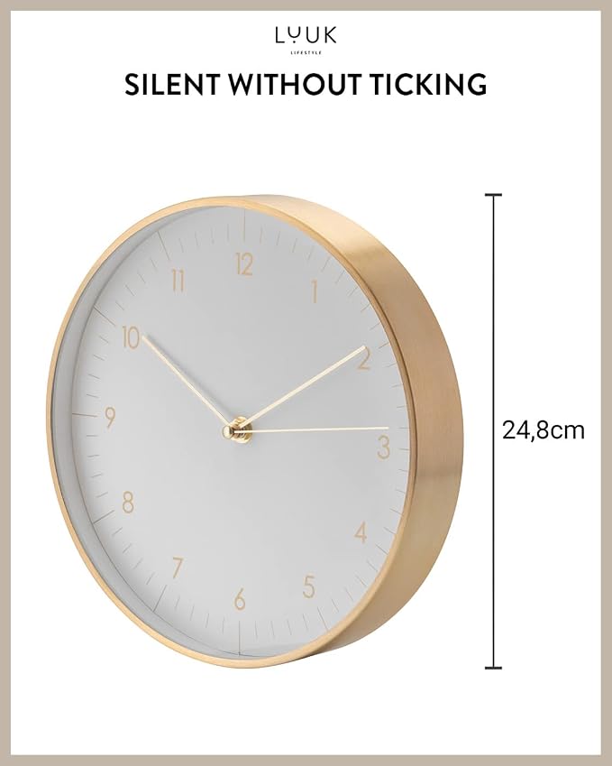 LUUK LIFESTYLE Quartz wall Clock - Image 2