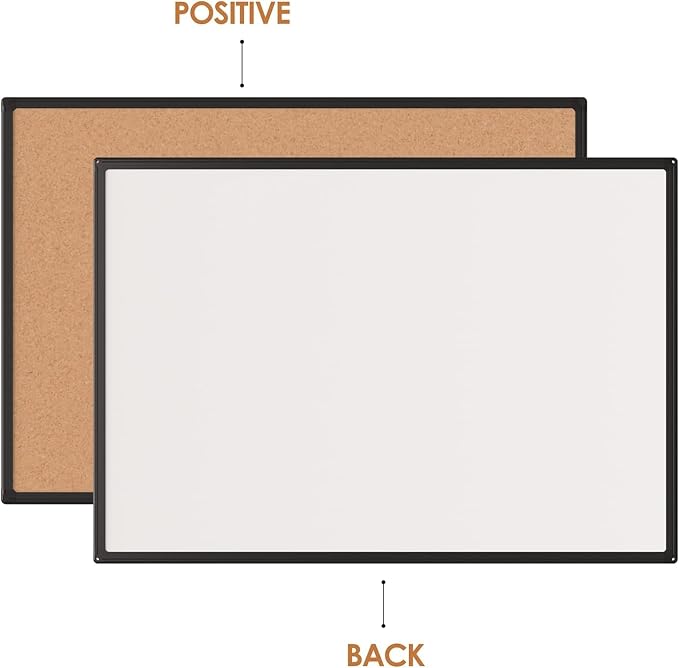 2-Pack Cork Board Bulletin Board 24 x 18, Office Board - Image 8