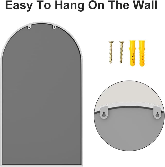 Arch Wall Mirror Mounted Decorative, Arched Window Pane Mirror - Image 8