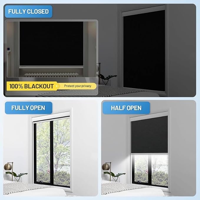Motorized Blinds with Remote, Cordless Smart Blinds with Valance Cover - Image 6