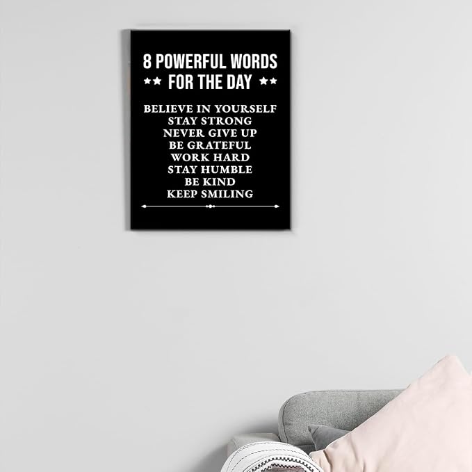 Inspirational Wall Decor, Motivational Canvas Painting Wall Art - Image 7