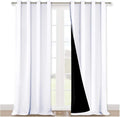 NICETOWN White 100% Blackout Curtains by NICETOWN
