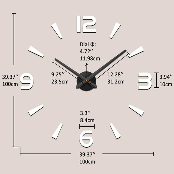 VANGOLD Design Wall Clock for Game Room - Image 3