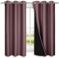 NICETOWN 100% Blackout Short Curtains by NICETOWN