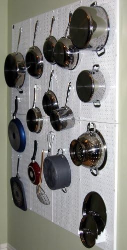 Wall Control 30-P-3232W White Metal Pegboard Pack - Image 9