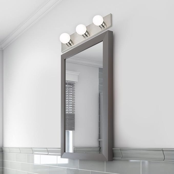 Design House 519280 Contemporary 3-Light Indoor Vanity Light Dimmable - Image 4