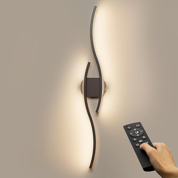 hunhun 40 Inch Battery Operated Wall Sconces, Wireless Wall Sconce by hunhun