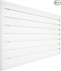 Slatwall Panel Garage Organizer, Heavy Duty Wall Mounted PVC Slat Wall Panels by FRAYSCENT