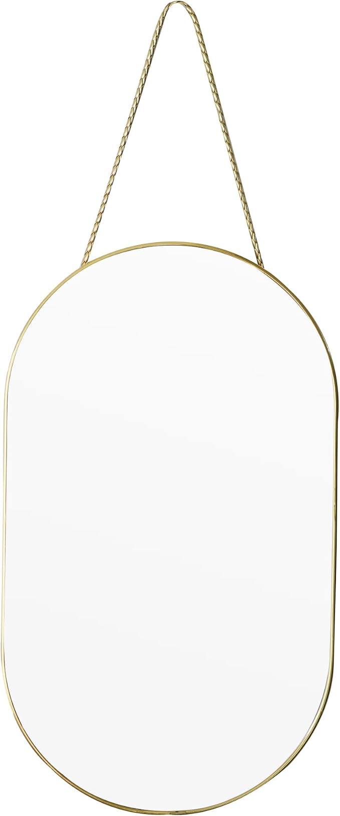 Gold Oval Mirror, Vanity Mirror by Unknown