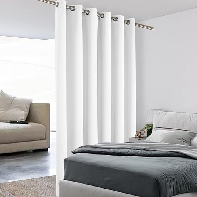 BONZER Room Divider Curtain Screen Partitions Light Reducing Wide Blackout by Bonzer