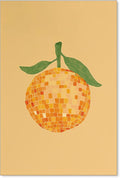 jkahh Retro Funky Orange Canvas Wall Art Fashion Disco Ball Aesthetic Posters by Unknown