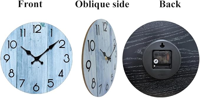 Wall Clock, Modern Wall Clocks Battery Operated, Silent Non Ticking Clock - Image 4
