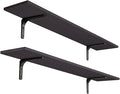 DINZI LVJ Long Wall Shelves, 47.3Inch Wall Mounted Shelves Set of 2, Extra by DINZILVJ