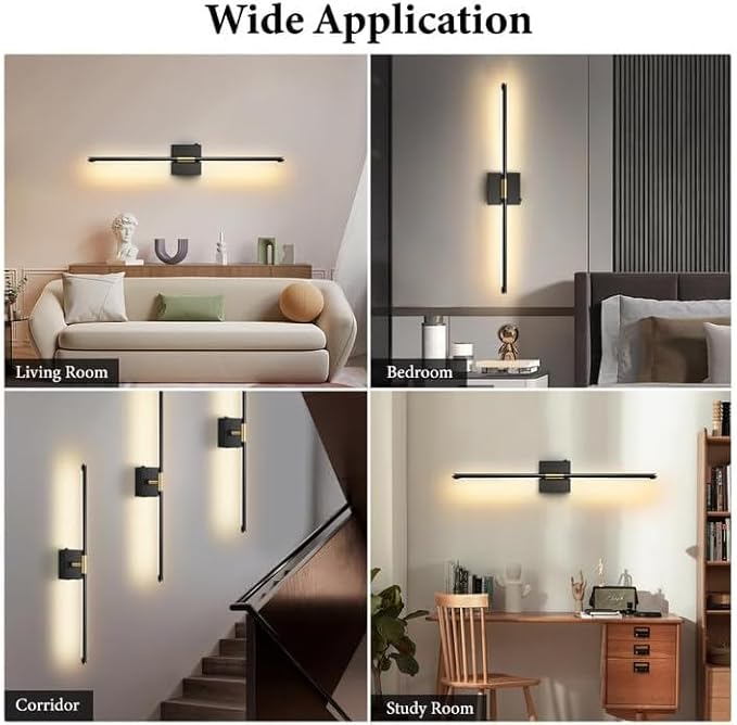 SAIMAND Wall Sconces Set of 2 Battery Operated, Wireless USB Rechargeable Wall - Image 6