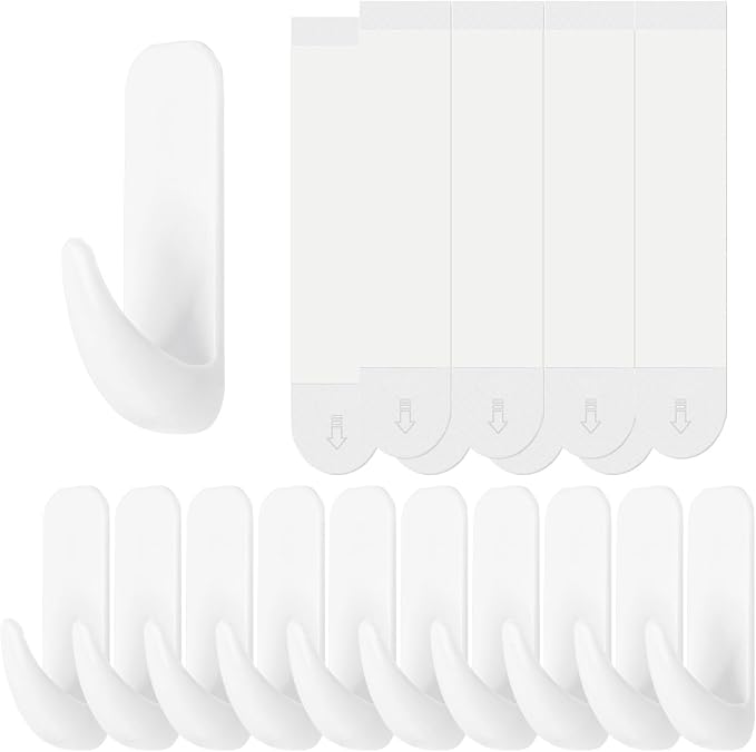 Sinfuo Wall Hooks for Hanging 10 Large Hooks, Heavy Duty Wall Hooks by Sinfuo