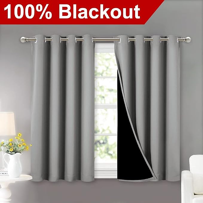 NICETOWN 100% Blackout Curtains - Image 2