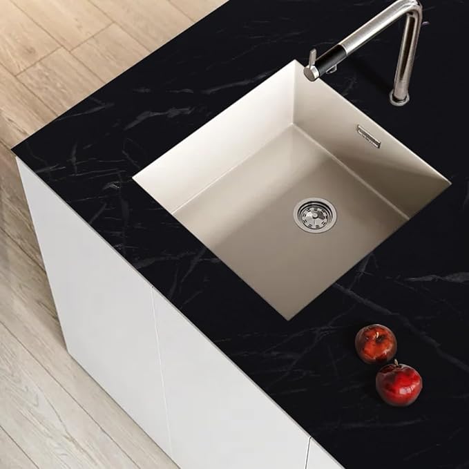 Arthome Black Marble, 11.8x100 Inches Peel and Stick Wallpaper, Marble Contact - Image 5
