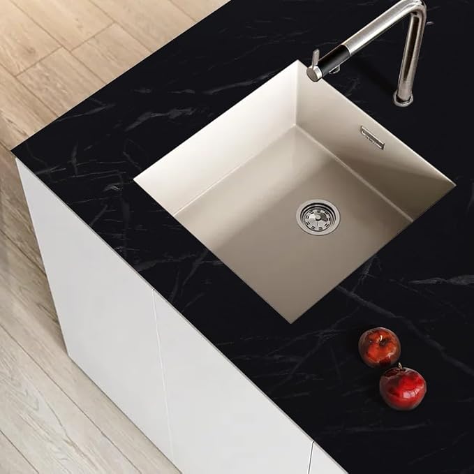 Arthome 23.6x200 Inches Black Marble, Peel and Stick Wallpaper, Marble Contact - Image 5