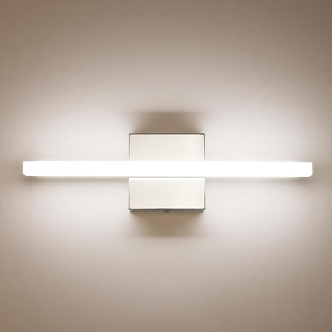 Combuh Modern Bathroom Vanity Light Fixtures Above Mirror Soft Shadow Free by Combuh