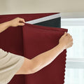 AJAZZ 100% Blackout Stick Curtain Portable Blackout Curtains Adhesive Curtains by AJAZZ