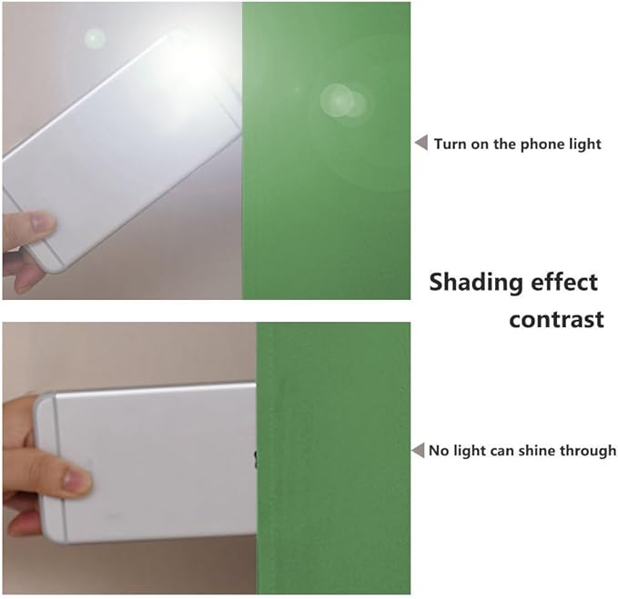 NICETOWN 100% Blackout Curtains 54 inches Long, Forest Green, 1 Pair, 42 inches - Image 3