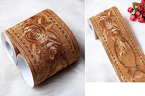 REDODECO 3D Flower Pattern Molding Peel Stick Wall Border - Image 3