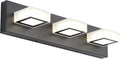 Ralbay Black Bathroom Vanity Lights 3 Lights Acrylic Modern LED Black Vanity by RalbayLighting