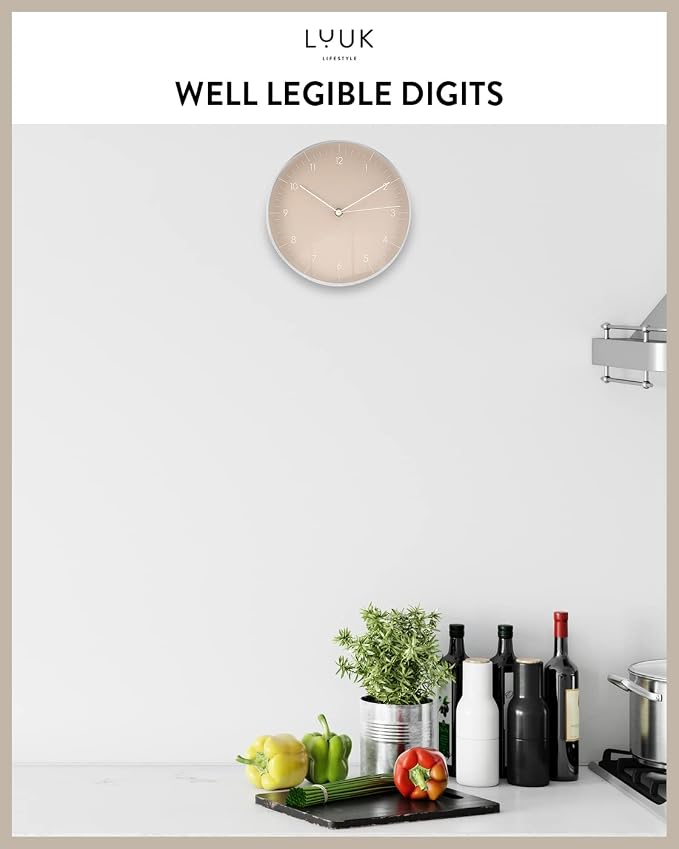 LUUK LIFESTYLE Modern Quartz wall Clock - Image 5