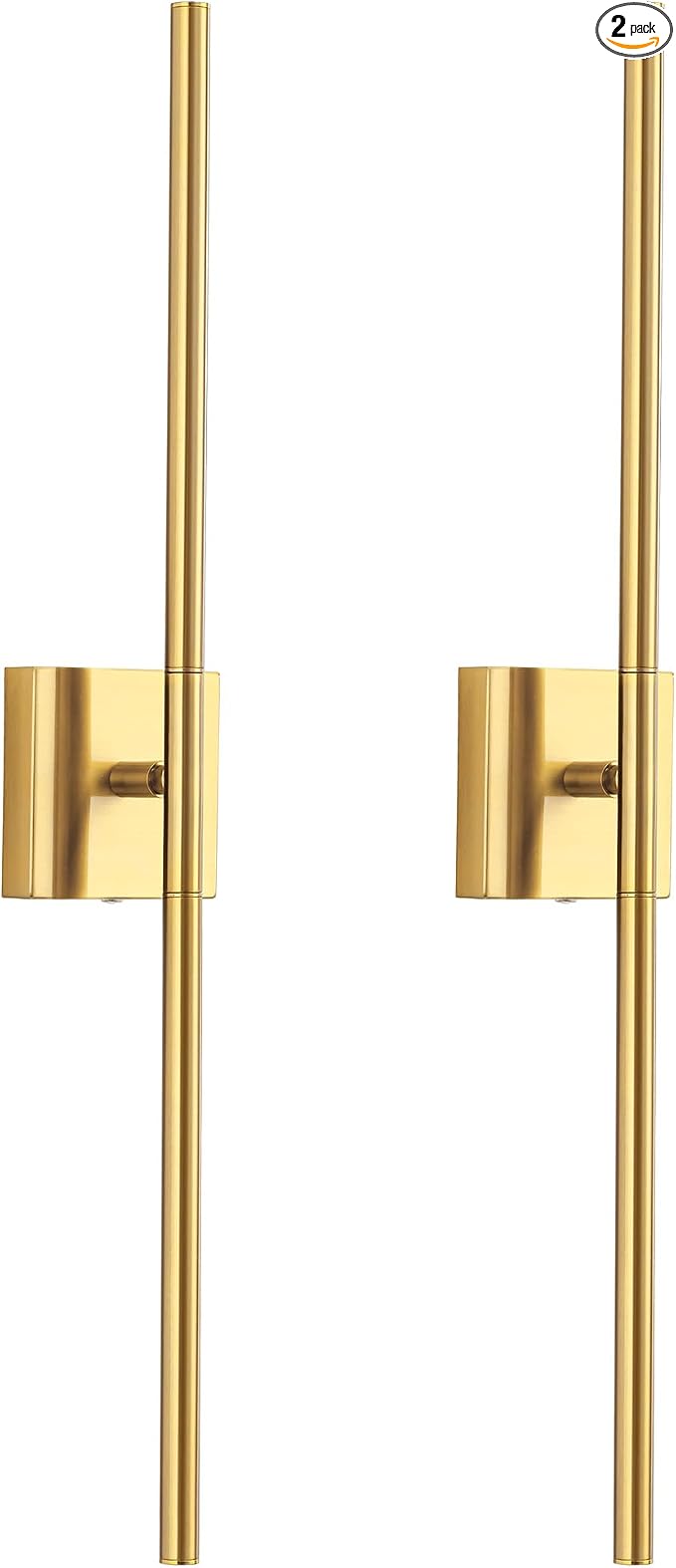 KDG Cordless Wall Sconces Set of 2, Wireless 5200mAh Rechargeable Battery by KDG