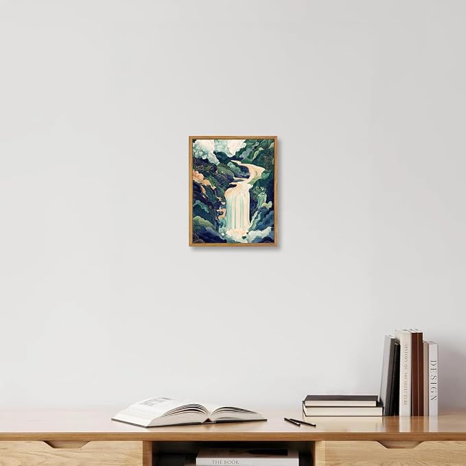 AtterrirArt Framed Japanese Landscape Wall Art Nature Vintage Poster Print - Image 3