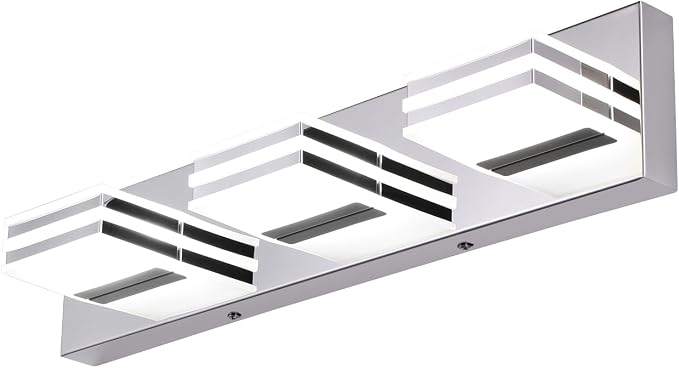 LED Vanity Lights 20in Bathroom Lights Fixtures over Mirror 3 Light LED by BrightUpHomeWithLight