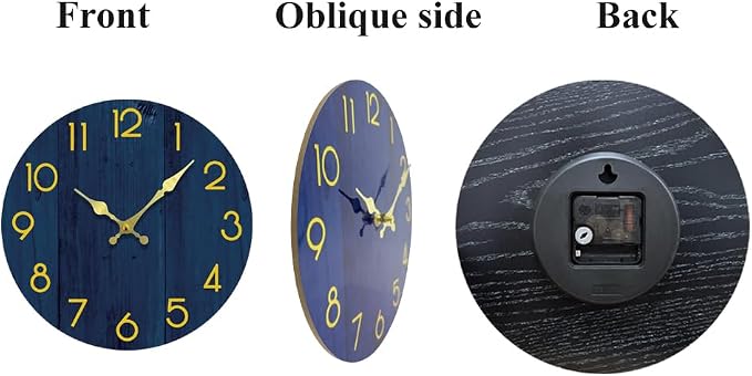 Wall Clock, Modern Wall Clocks Battery Operated, Silent Non Ticking Clock - Image 4