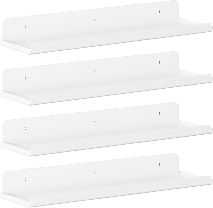 Lifewit Floating Shelves for Bathroom, Acrylic Wall Organizer for Perfume by Lifewit