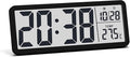 JoFomp LCD Digital Wall Clocks Battery Operated, 8.5" Modern Wall Clocks by JoFomp