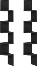 HOOBRO Corner Shelf Wall-Mounted, 5-Tier Corner Bookshelves by HOOBRO