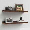 Boswillon Floating Shelves Set of 2, Farmhouse Wall Shelves by Boswillon