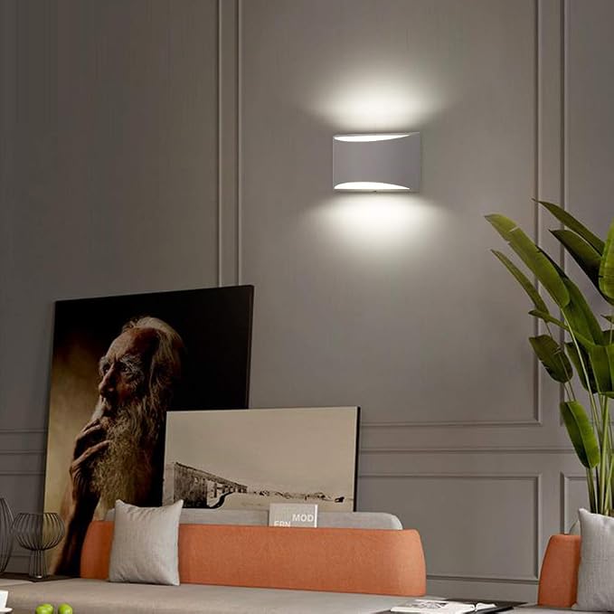 Aipsun Indoor Aluminum Modern LED Wall Sconce Hardwired Interior Wall Lights - Image 3