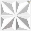 3D Wall Panel Diamond for Interior Wall Decor, Waterproof, Heat Resistant PVC by Unknown