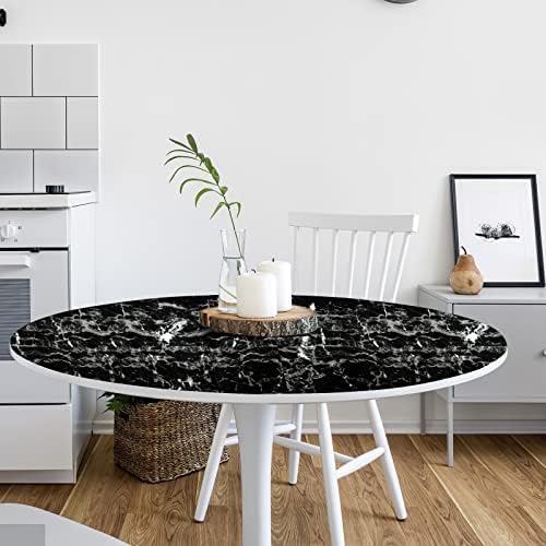 Arthome Black Marble Contact Paper, Peel and Stick Black Silver Paper, Self - Image 3