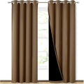 NICETOWN 100% Blackout Window Curtain Panels, Heat and Cold Blocking Drapes by NICETOWN