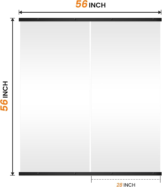 TRAHOME Home Gym Mirror for Wall, Glass Frameless Body Large Mirror for Home Gym - Image 7