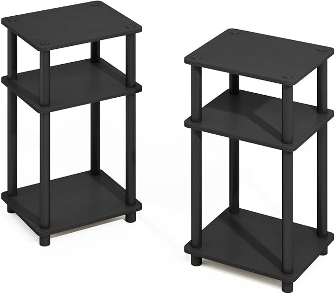Furinno Turn-N-Tube Storage Shelves, Stackable Standing Shelf, Open Corner Shelf by Furinno-FitsYourSpaceFitsYourBudget