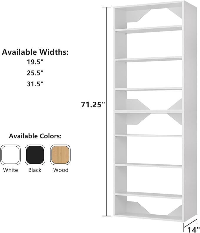 ROOMTEC Modular Closet System, 31.5" Shelf Closet Tower Wall-Mounted Closet - Image 7
