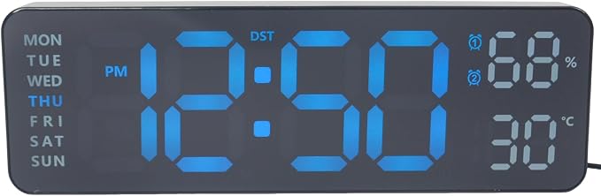 OceeK Digital Wall Clock, Display Big Number Digital Clock, Color Modern - Image 4