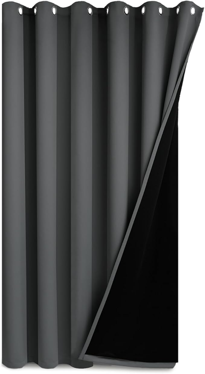 Yakamok Extra Wide Blackout Full Shading Curtains by Yakamok
